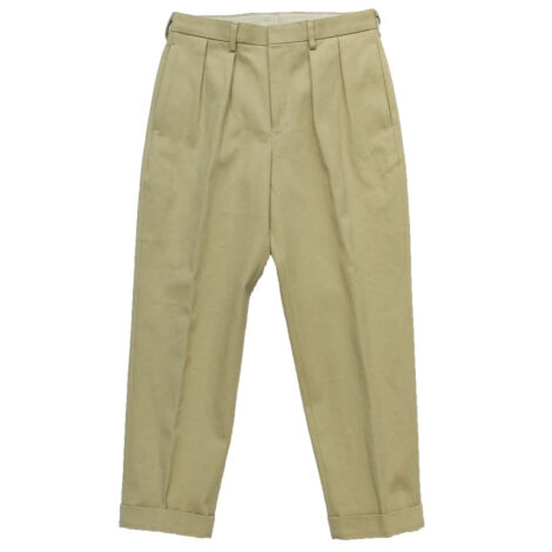 パンツ Brown by 2-tacs TAPERED SLACKS BROWN by 2-tacs 