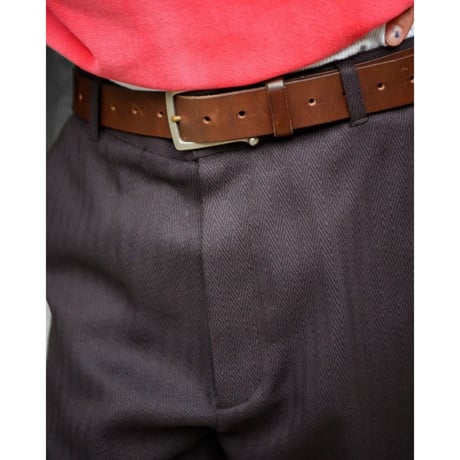 Willow Pants/P-016 Brown Herringbone.