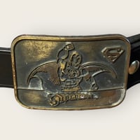 Willow Pants "Superman" Vintage Buckle Belt by Roosterking Co.