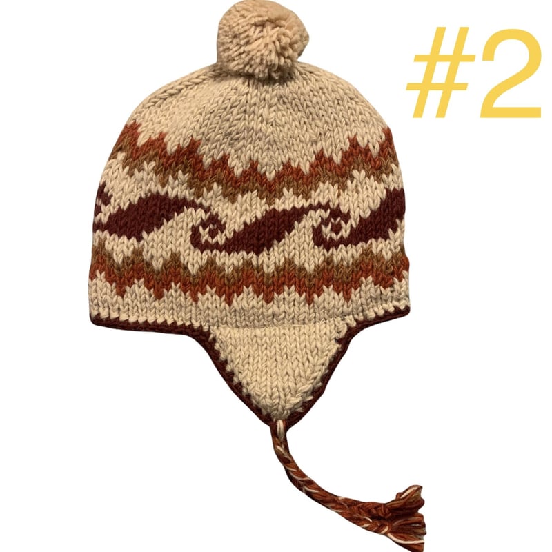 Hand Knitting Cap with Ear Flaps Exclusively fo