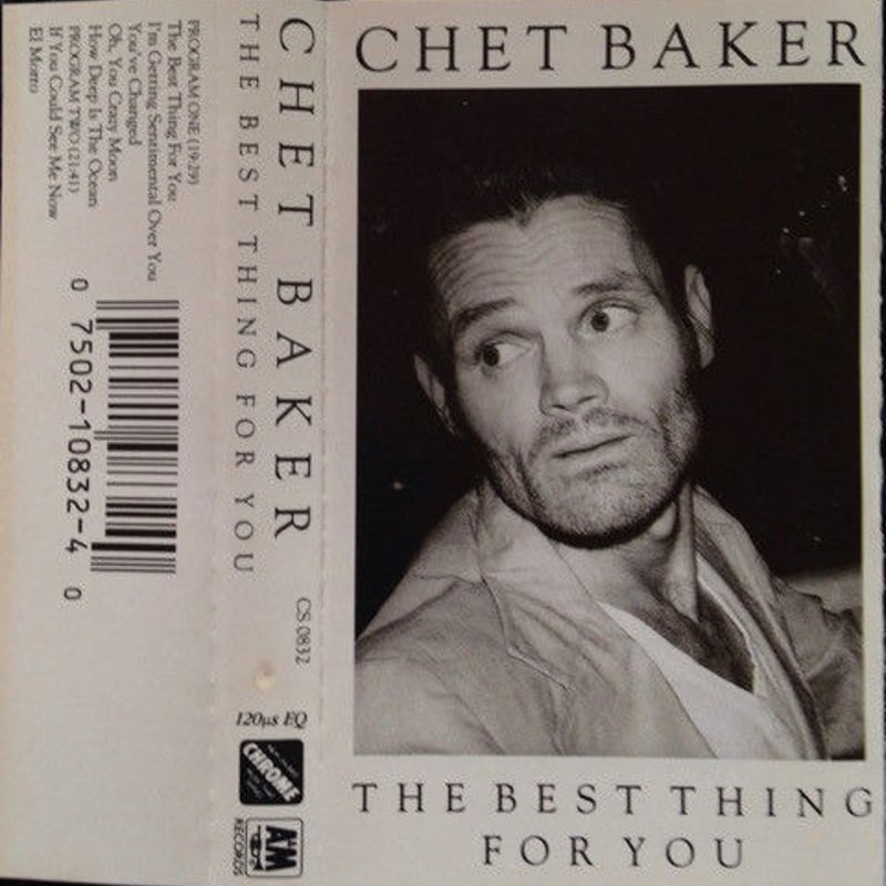 Vintage late 80s Chet Baker T-shirt | slowpoke Vintage late 80s Chet Baker T-shirt | slowpoke