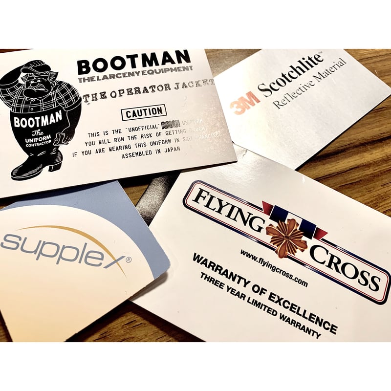 BOOTMAN OPERATOR JACKET(REVERSIBLE) by Flying