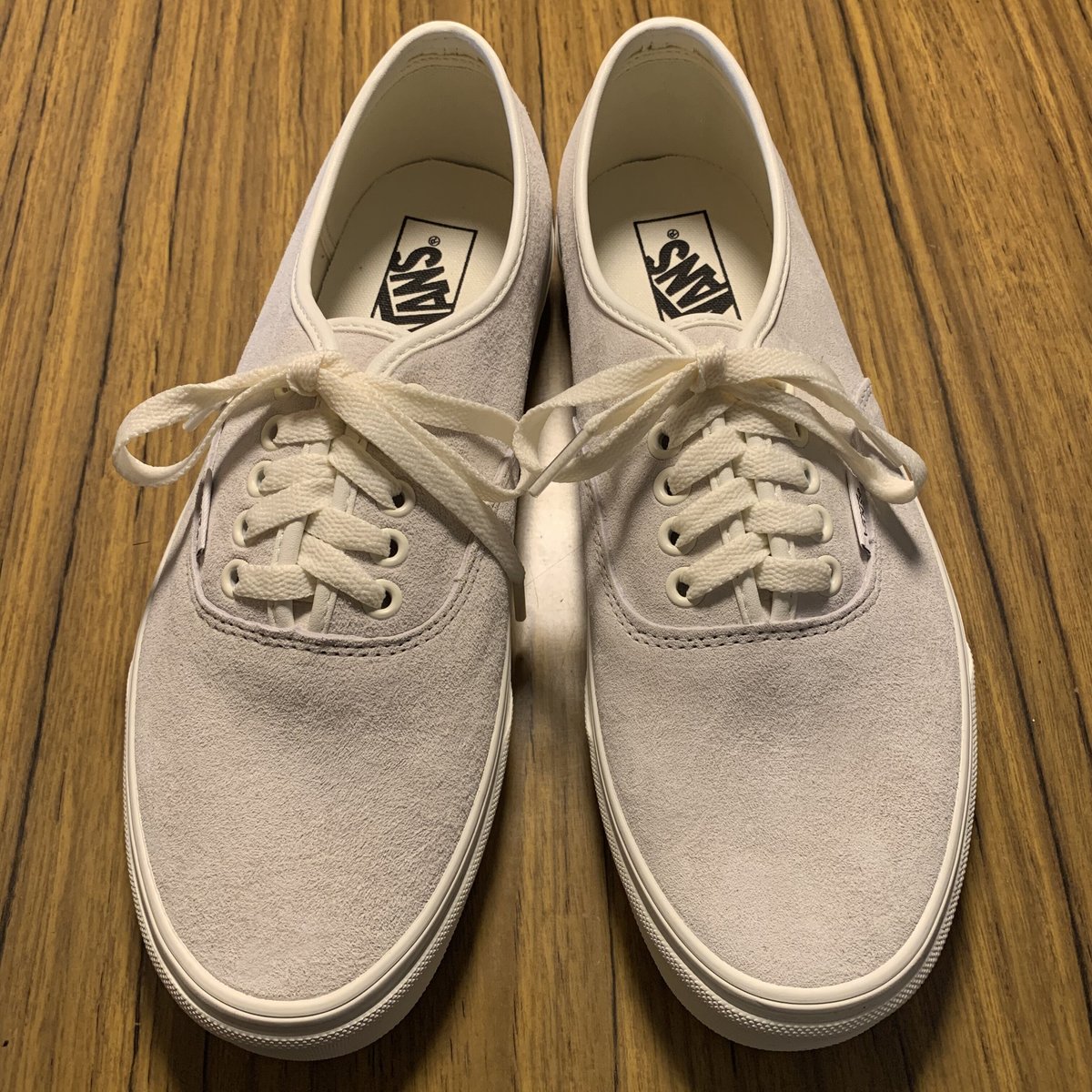 VANS AUTHENTIC WHITE SUEDE by HEIQ | slowpoke