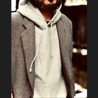 HOUS OF BLANKS/RELAXED FIT HOODED SWEATSHIRT