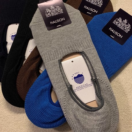 HALION "American Sea Island Cotton" Boat Socks