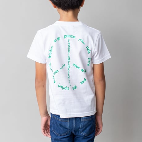 寄付付き! オーラルピース  記念デザインロゴTシャツ【PEACEデザイン】Kidsサイズ（120cm・150cm）OPファンはもちろん、Tシャツハンターも是非!!