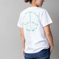 寄付付き オーラルピース  記念デザインロゴTシャツ【PEACEデザイン】大人サイズ（S・M・L・XL）オーラルピースファンはもちろん、Tシャツハンターも是非