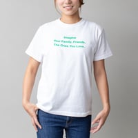 寄付付き オーラルピース  記念デザインロゴTシャツ【Imagineデザイン】大人サイズ（S・M・L・XL）オーラルピースファンはもちろん、Tシャツハンターも是非