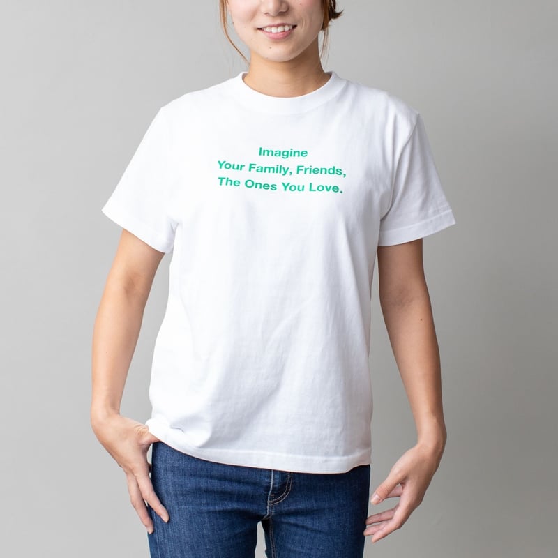 寄付付き オーラルピース 記念デザインロゴTシャツ【Imagineデザイン