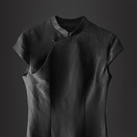 linen silk CHINA DRESS