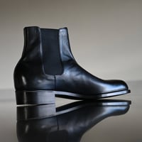 Men’s Side Gore Boots Everest Italian Calf Leather / Black（26cm）