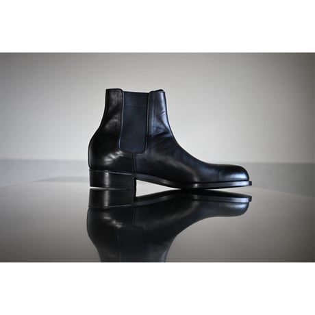 Men’s Side Gore Boots Everest Italian Calf Leather / Black（26cm）