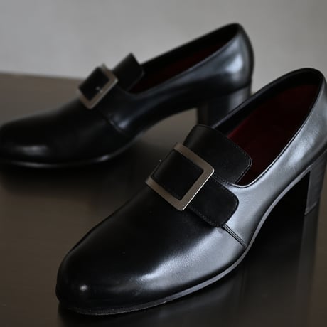 sample sale - neo HIGH PEBLI  women 23.5 ▫️ silver buckle