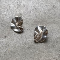vintage silver clip-on earrings
