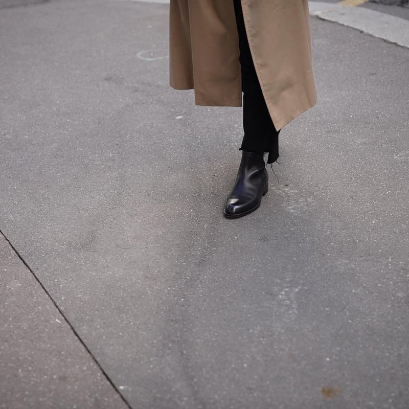 renewal women SIDE GORE black | tachinochie