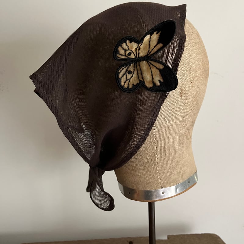 【Sugri】蝶の刺繍付き帽子 Sugri】蝶の刺繍付き帽子 Sugri】蝶の刺繍付き帽子 フラワー刺繍