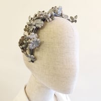 Flower headband　(silver)サンプル