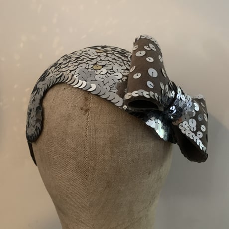 20'sスパンコールヘッドピース