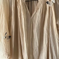 紋白蝶チャーチドレス生成り(洗いかけてるタイプ)