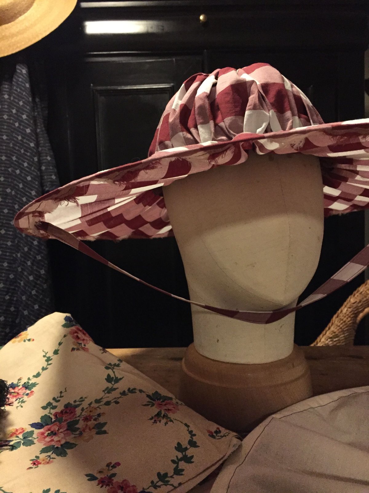 Winery Hat Gingham Check | Sugri Official Onlin