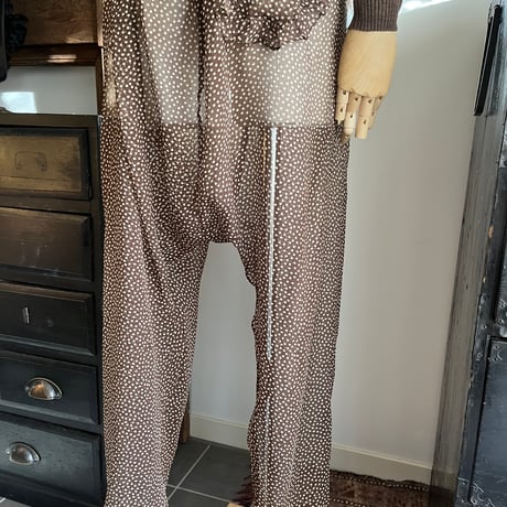 Pyjama pantsパジャマパンツシルクシフォン