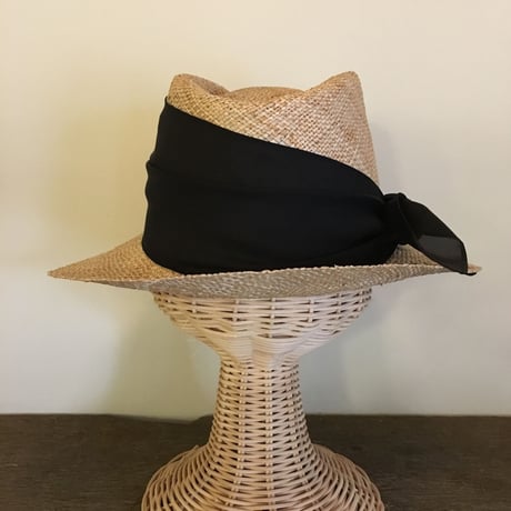 バオソフトハットシルクリボン(Natural)58cm