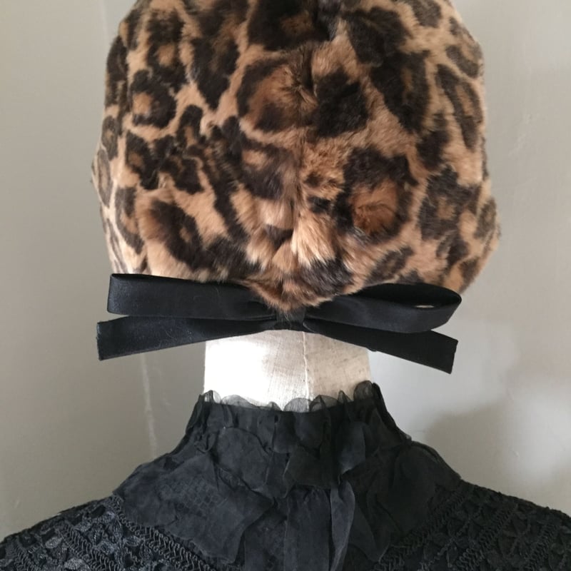 Sugri/ ヒョウ柄ファーベレー帽 レッキスファーフード | Sugri Official Online Store Sugri/ ヒョウ柄