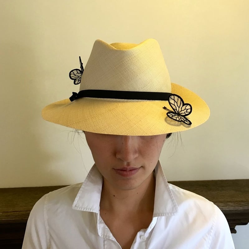 【Sugri】蝶の刺繍付き帽子 Sugri】蝶の刺繍付き帽子 Sugri】蝶の刺繍付き帽子 ブンタル