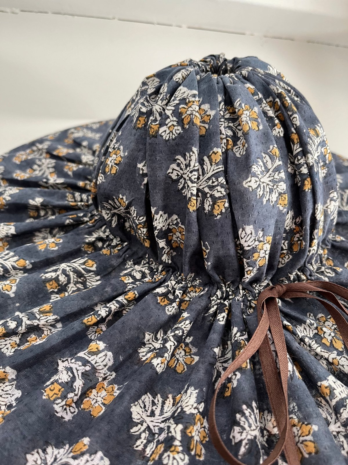 ワイナリーハットブロックプリントグレー | Sugri Official