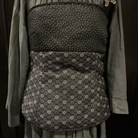 キルティングビスチェ　アンティークファブリック小紋