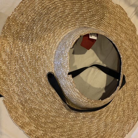 ダメージガーデンブリムハット10cm Damaged brim hat