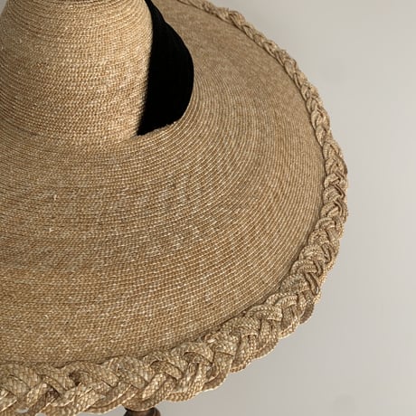 Braided garden hat三つ編みガーデンハット
