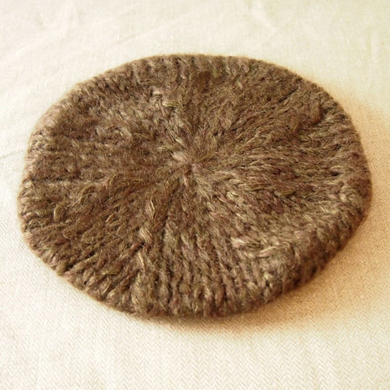 Sugri - hillside sugri スグリ○シルクモヘアニットベレー帽