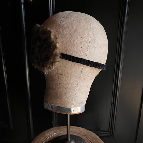 Fake fur eye mask leopardフェイクファーアイマスク　レオパード