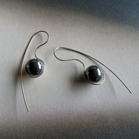 Silver filled ’ wave ’ ピアス
