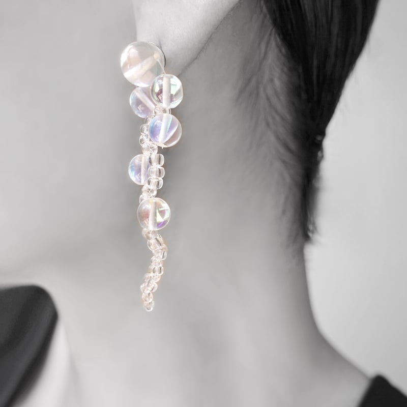 シャボン・バブルピアス オーロラ | fastcouture