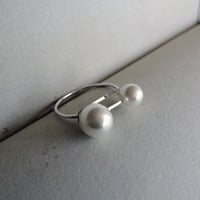 Silver filled+Silver925 ’ Clip ’ リング