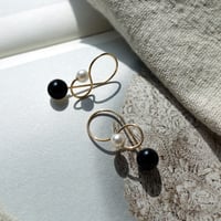 K14gf イヤーカフ『 clips 』 ’ & ’ white/black