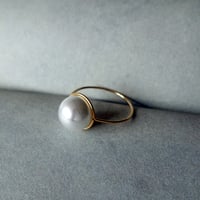 K14gf float pearl リング