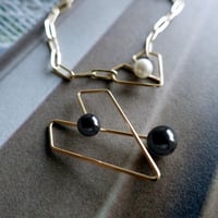 K14gf ’ Heart clasp ’ イヤーカフ / black