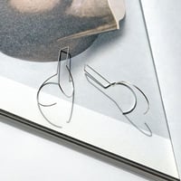 Silver filled 『 W hoop 』ピアス