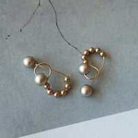 K14gf イヤーカフ『 clips 』 ’ & scallope ’ B.gold