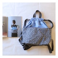 【3冊目著書の裁断済みキット】29.四角底の軽やかナップサック