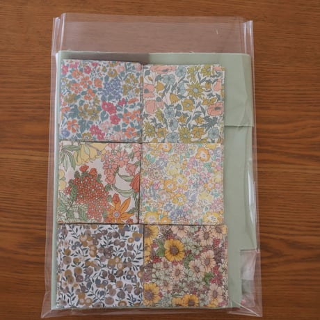 【3冊目著書の裁断済みキット】18.モザイクパッチのふわふわバッグ