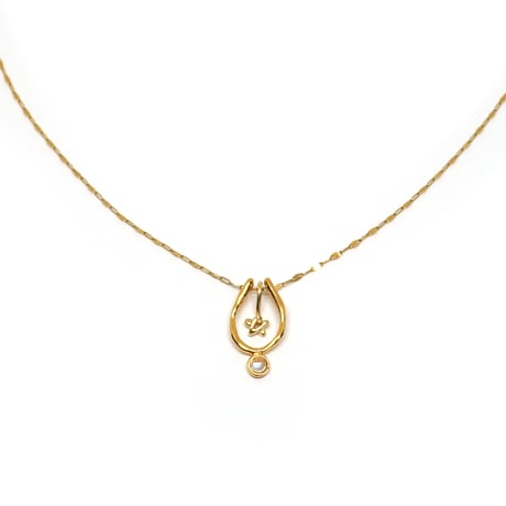 SV925ホースシューチャーム (ブルームーンストーン)