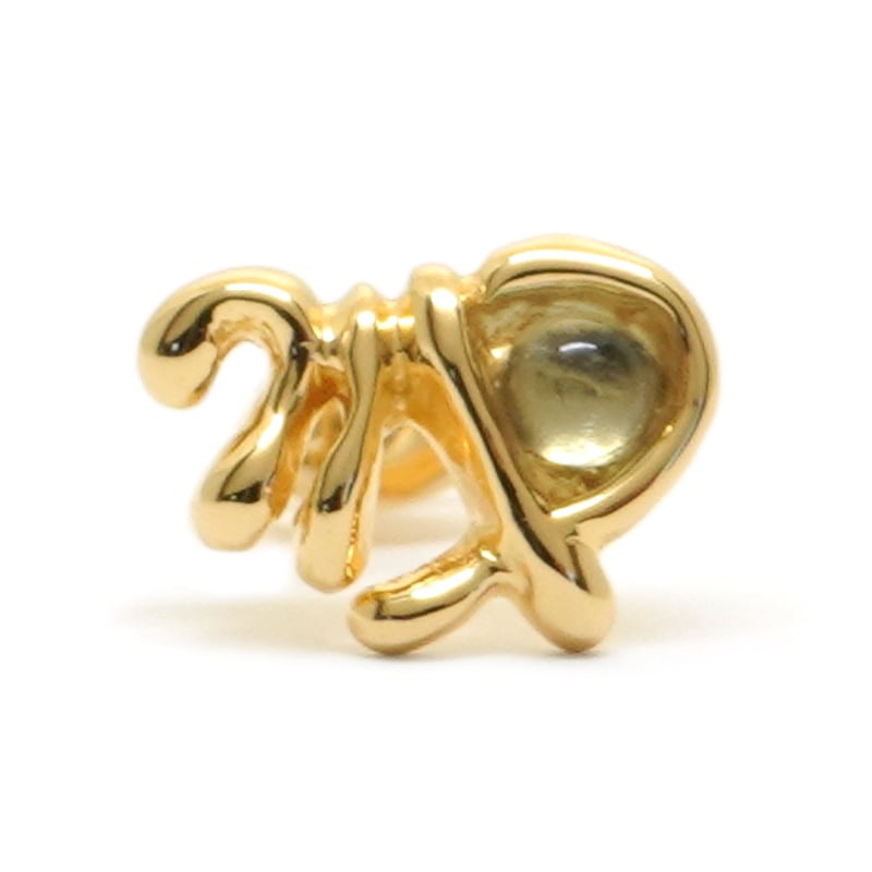 SV925プラネットピアス(乙女座/水星/アクアマリン) | ÜME Online shop