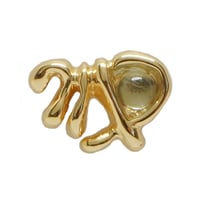 SV925プラネットピアス(乙女座/水星/アクアマリン)