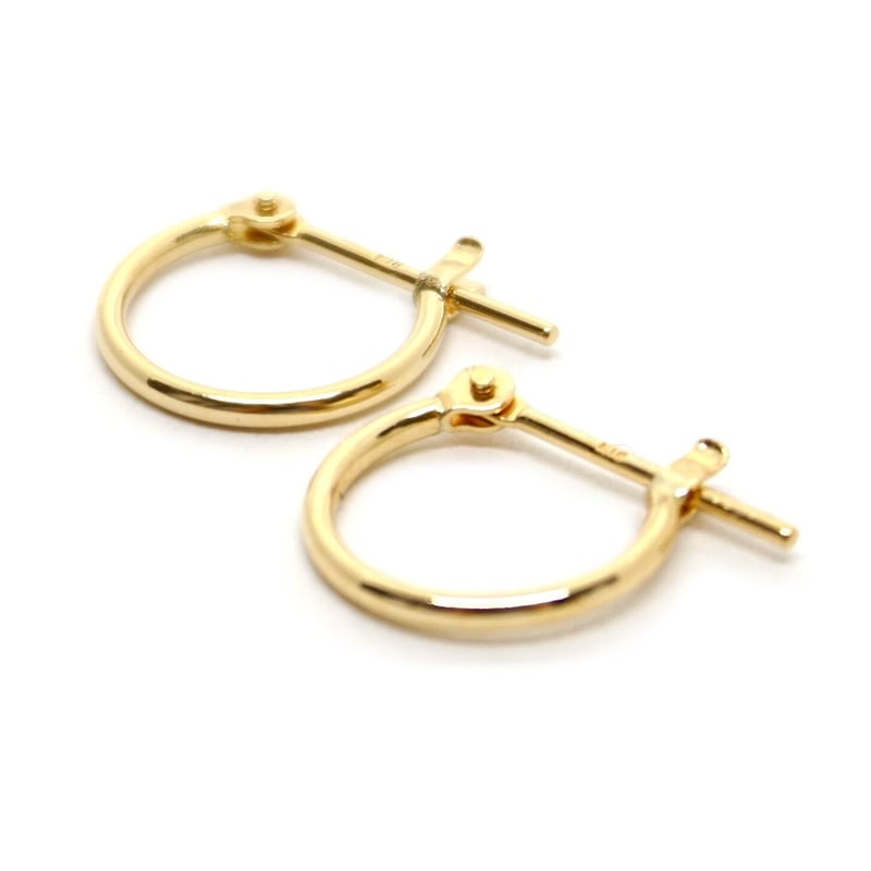 K18クロッシングフープピアス10 | ÜME Online shop / ユーミー 公