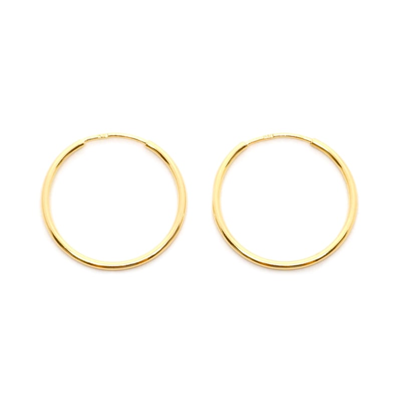 K18パイプフープピアス15 | ÜME Online shop / ユーミー 公式通販サイト