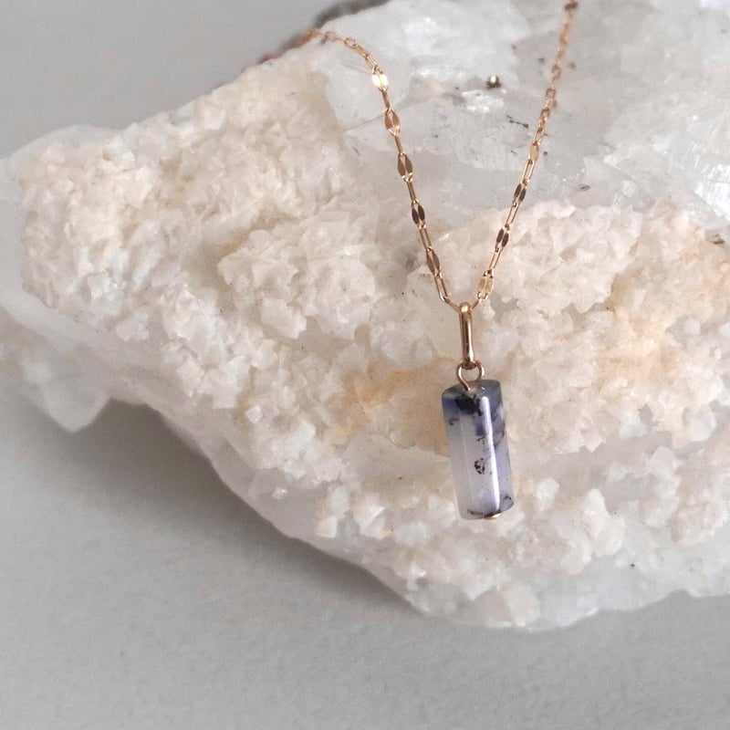 k18アケイト天然石チャーム